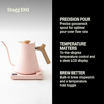 Amazon | Fellow Stagg EKG 電気グースネックケトル - コーヒー