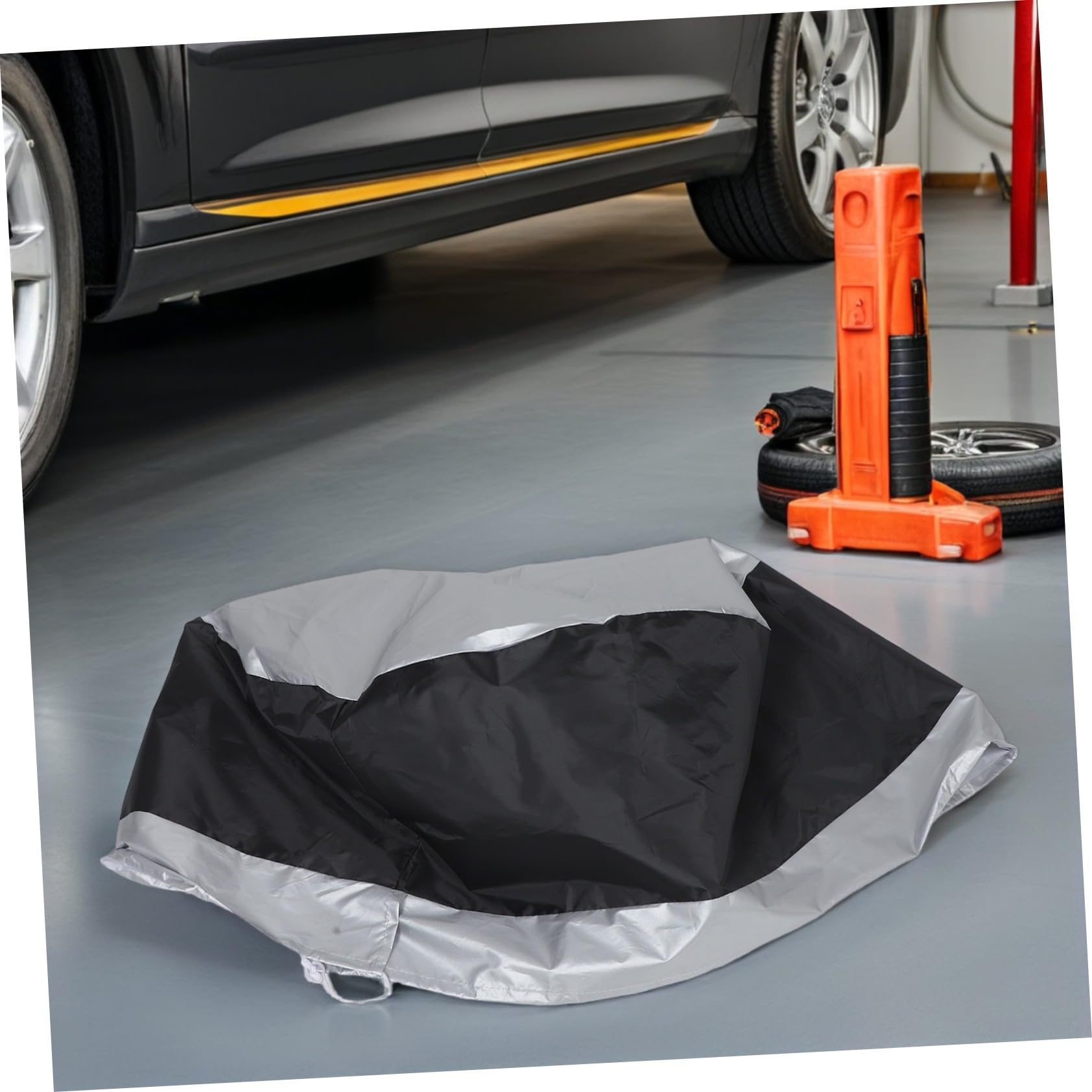 4 pièces Housse de Protection Pneu Secours Étanche Résistante UV Compatible SUV Voiture Camping-Car Protège Roue de Secours Facile à Installer