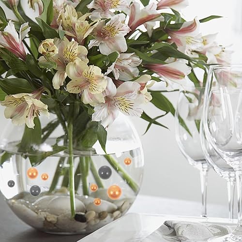 Miniatura 6 de 500 cuentas de perlas flotantes para decoración de jarrones de bricolaje, sin decoración de perlas para arreglos florales, centros de mesa de boda