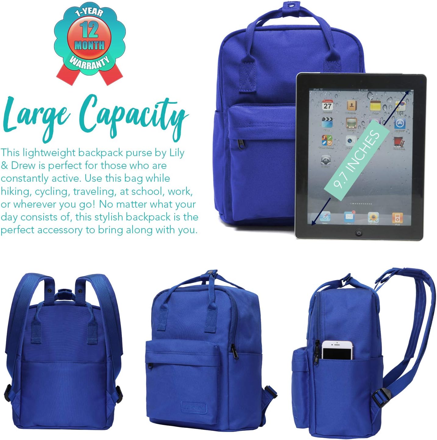 lily and drew mini backpack