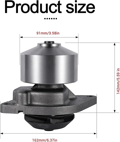 Miniatura 10 de AULINK Bomba de agua 1072473 1175033 2354960 2354959 para cargadores de pista de gato Caterpillar 939C 933 939 933C Tractores D4CIII D3CIII D5CIII