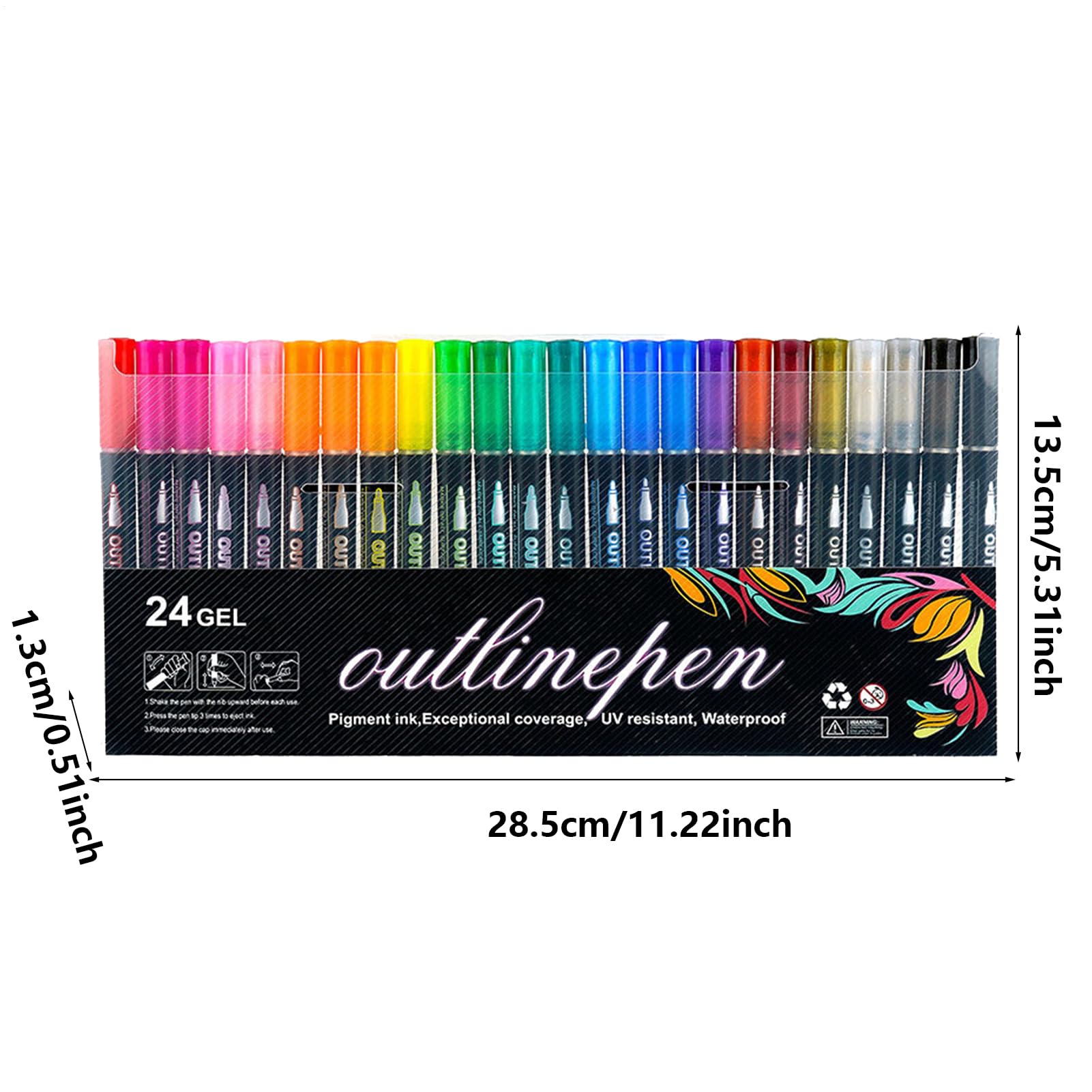 Kunst-Marker-Stifte – Permanente Farbstifte, Marker, lebendige