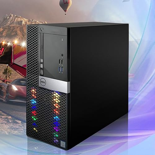 Miniatura 2 de Dell PC de escritorio para juegos RGB, Intel Quad I5 de hasta 3.6 GHz, Radeon R9 370 4G GDDR5, 16 GB de RAM, SSD 512G, WiFi y Bluetooth, teclado y