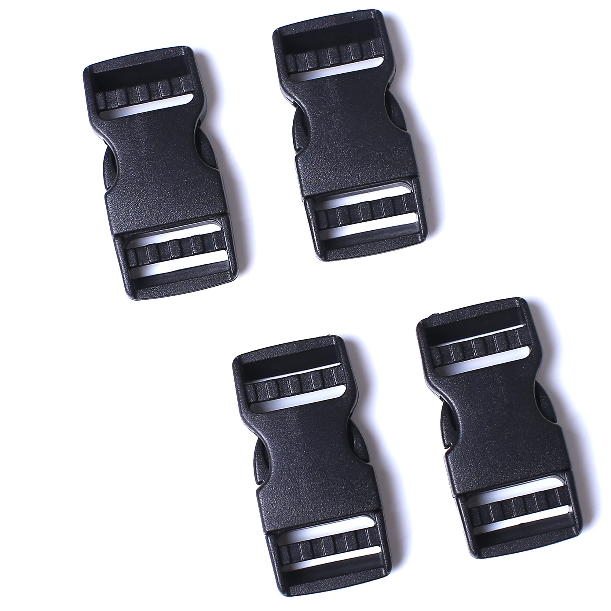 AXEN 4PCS Plastic Buckle, Side Quick Release Buckle for Bracelets Backpack Tactical Bag and Gear
