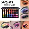 Colorful Eyeshadow Palette Makeup Contour Metallic Eye Shadow Palette Makeup Matte Shimmer 40 Colors Highly Pigmented Professional Warm Natural Bronze Neutral Smoky Cosmetic