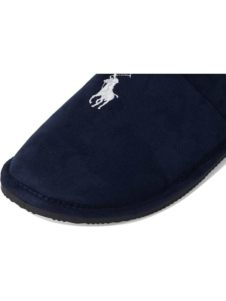Gray Polo Ralph Lauren Klarence Scuff Slipper