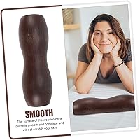 Vista 5 de Sauna Neck Pillow U-Shaped Wooden Cushion for Lumbar and Cervical Support for Relaxation Steam Rooms and Bathing Spaces u