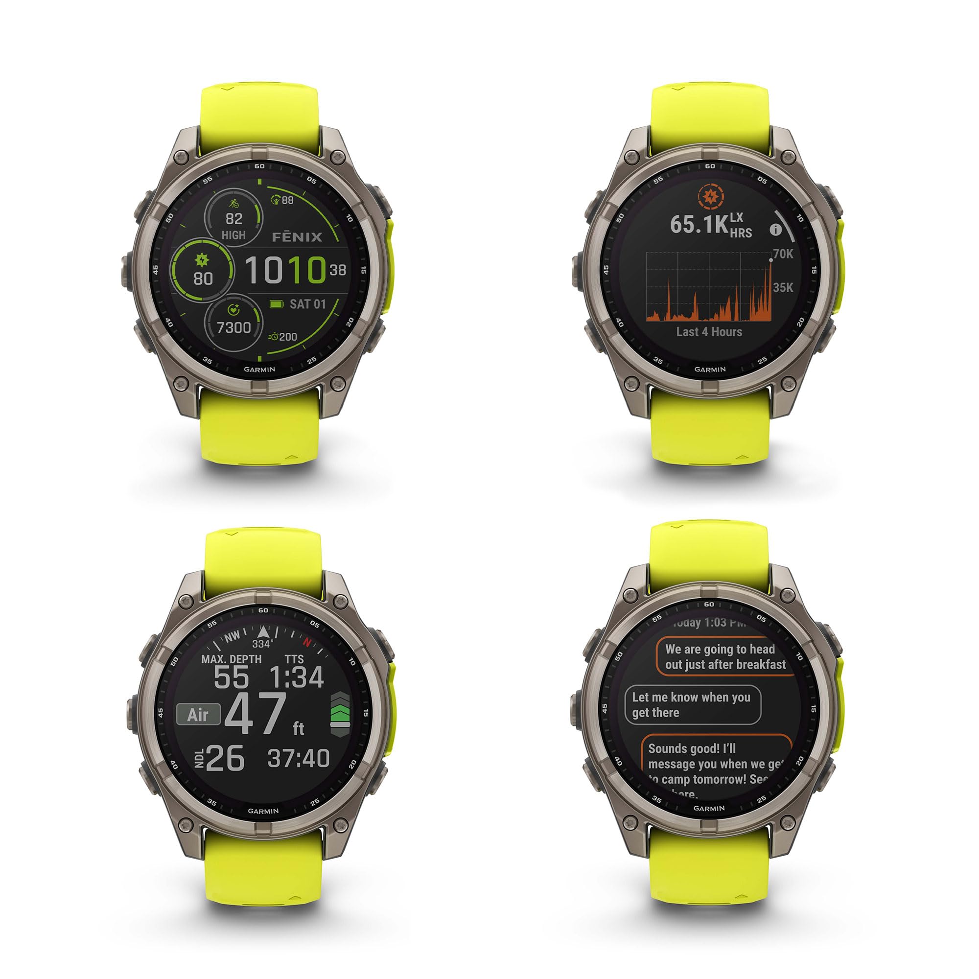 Amazon.com: Garmin Fenix 8 47MM Solar Sapphire Multisport GPS 