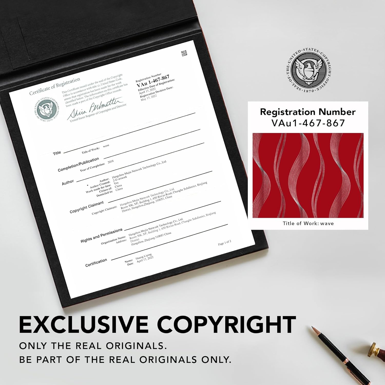 Red Silver Wave Blackout Curtains - Thermal Drapes 5 71b2ALlUIAL. AC SL1500