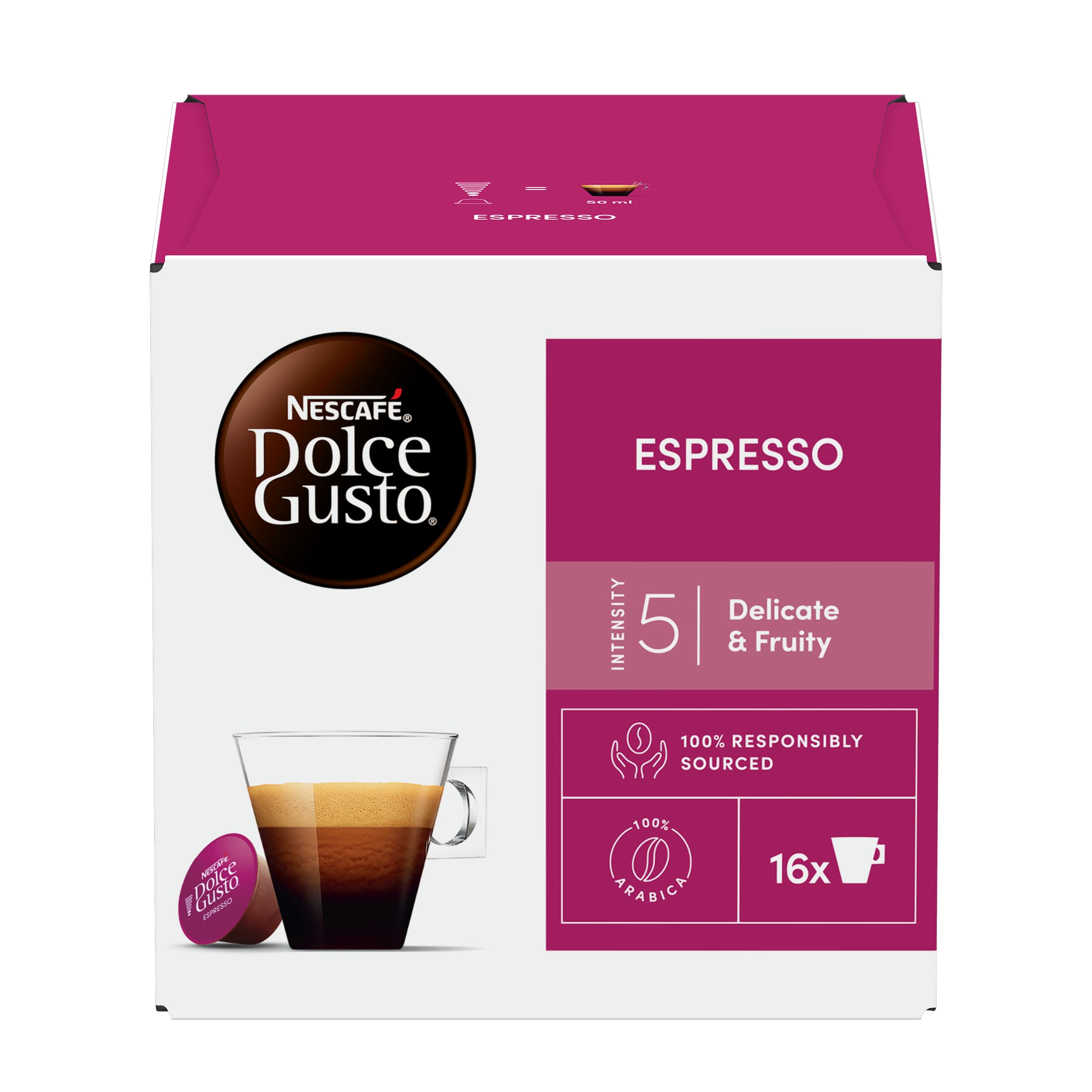 NESCAFÉ DOLCE GUSTO Espresso Coffee, 16 Capsules