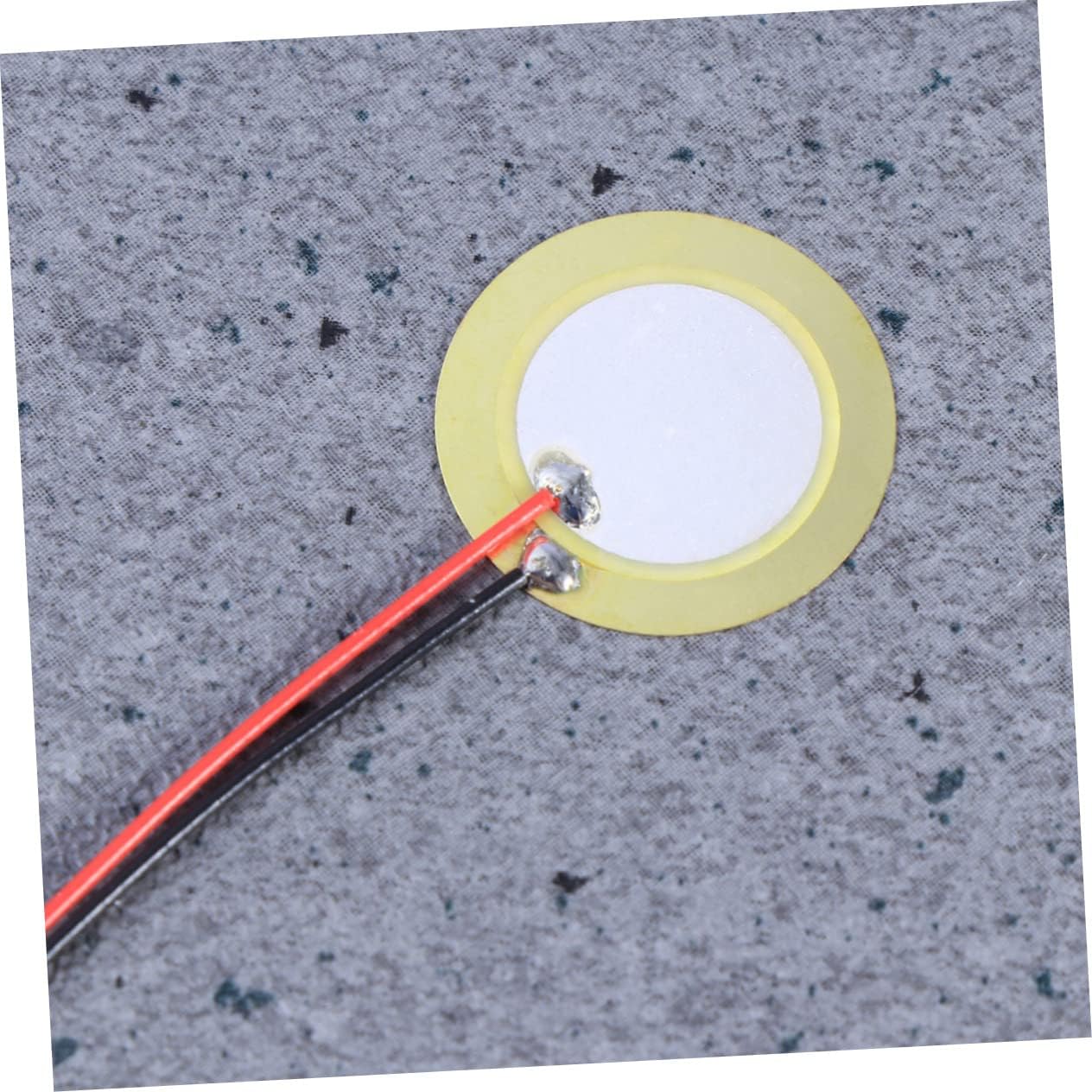 10PCS Piezo Diaphragm Elements with Leadwires Low Voltage Acoustic Pickups for Clocks Mics Copper Sheet Piezoelectric Ceramic Chips