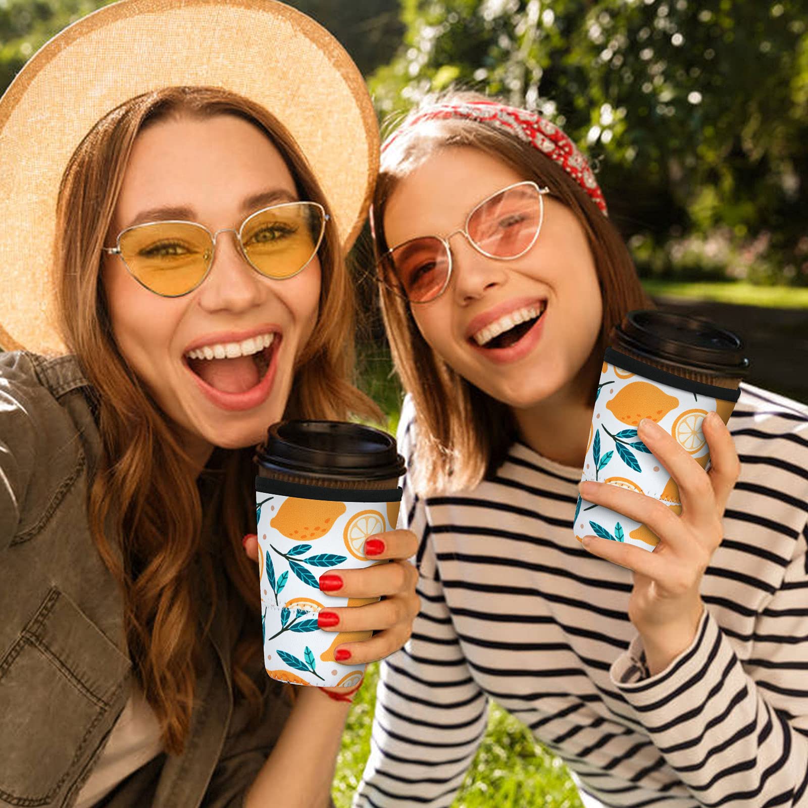 Special Sleeve Selection　冬扇　スリーブ　C Amazon.com: 3 Pack Iced Coffee Sleeves, Reusable Neoprene Iced