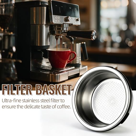 Double Shot Filter Basket Compatible with Ninja Luxe Cafe ES601 & ES701