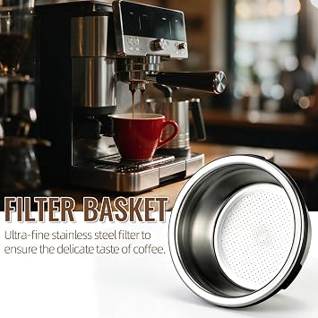 Double Shot Filter Basket Compatible with Ninja Luxe Cafe ES601 & ES701