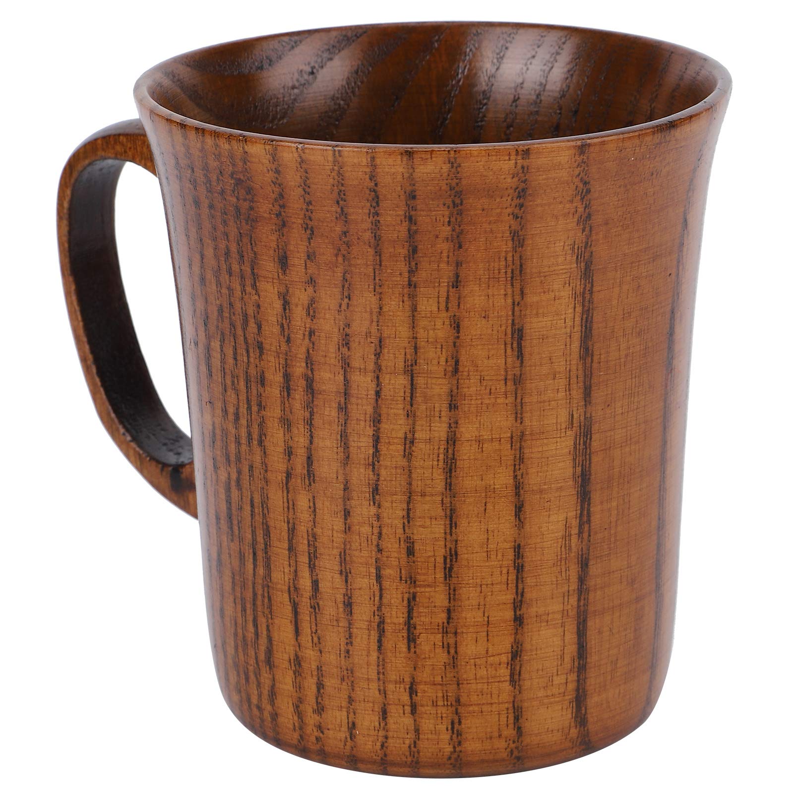 Zerodis Taza de agua de madera Taza para beber Tazas de café con mango Suministros para beber leche para el desayuno Decoración del hogar