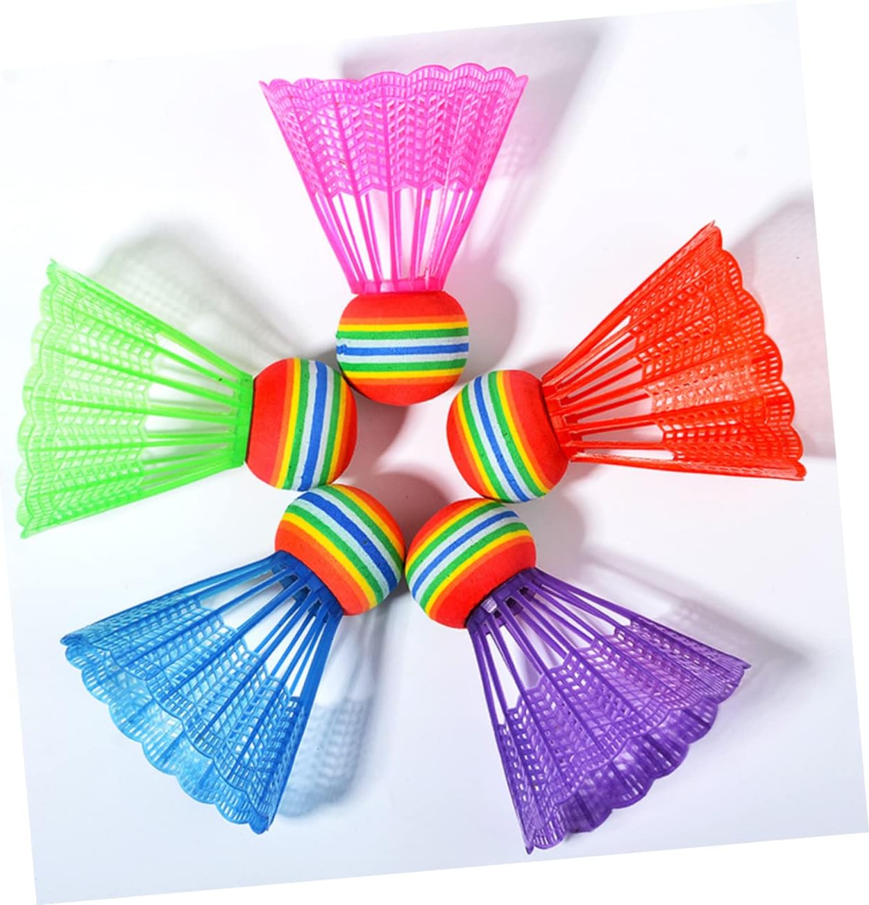 YARNOW Shuttlecocks for Badminton Tassel Tapestries Cylindrical Handbag Coolant Cable Colored Tape Color