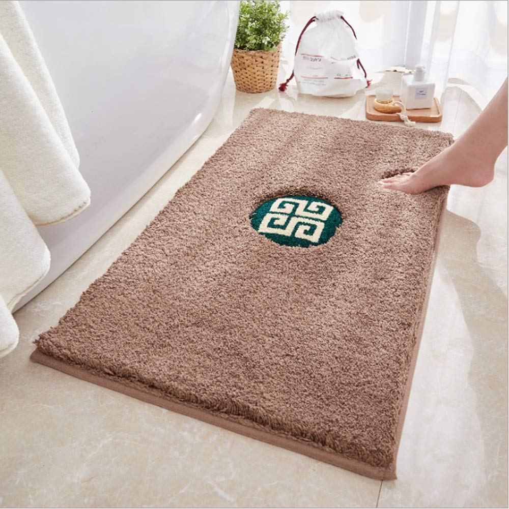 Tappetino doccia antiscivolo, materiale antiscivolo in PVC per vasca da bagno, bagno, marrone, 50*80 cm, differenza di colore | Leroy Merlin