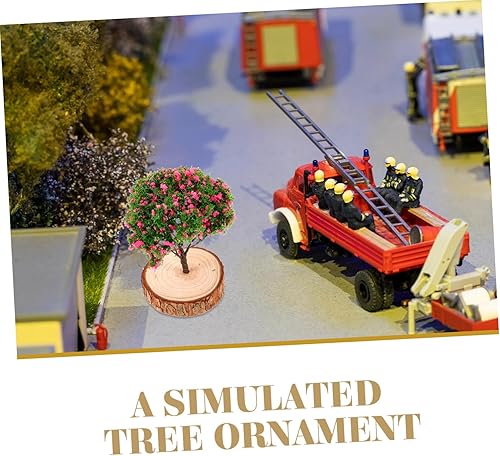 Miniatura 9 de ibasenice Árbol bonsái artificial, 2 piezas, modelos de plantas de cedro japonés, planta bonsái, plantas artificiales, plantas artificiales,