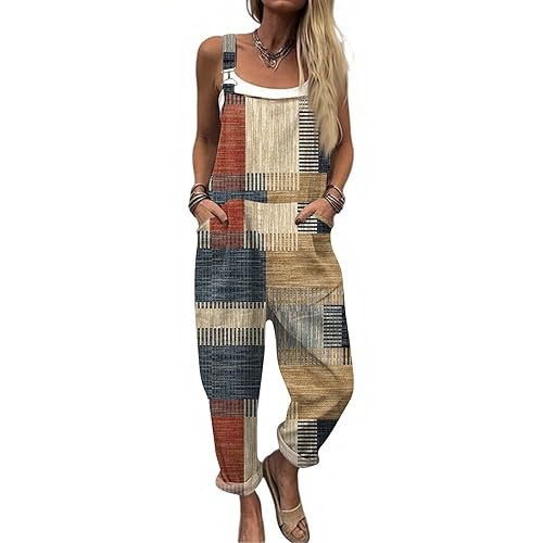 Womens Sleeveless Jumpsuits Dressy Strapless Floral Rompers & Overalls Elegant