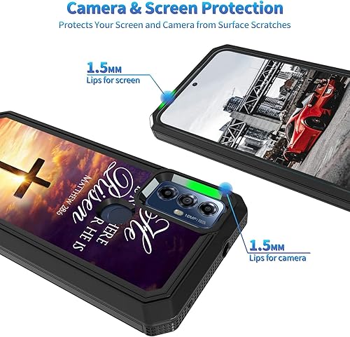 Miniatura 4 de Funda para Motorola Moto G Play 2023, funda para teléfono Moto G Pure  Moto G Power 2022, carcasa resistente de doble capa para teléfono con