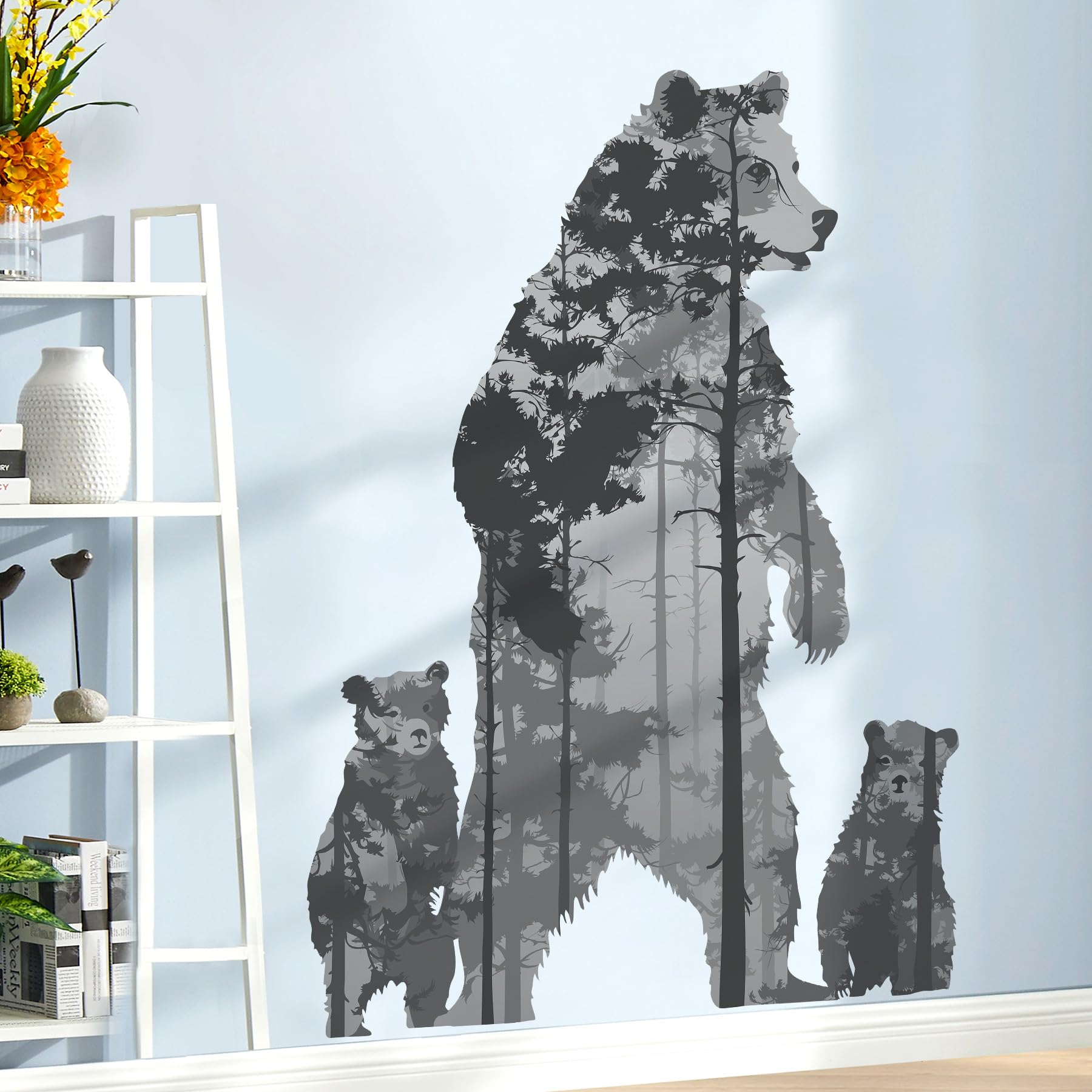 Removable Polar Bear Wall Decal - Nursery, Kids Room Peel & Stick Wall Art
