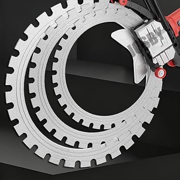 JOSBY 16/20/24 in Ring Saw Blade, Cutting Depth 12/16/20in, Premium Diamond Concrete Saw Blade, Toroidal Concrete Cutting Machine Accessories