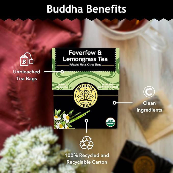 Té de Hierbas Orgánico 18 Saquitos para Equilibrio Cognitivo miniatura 5