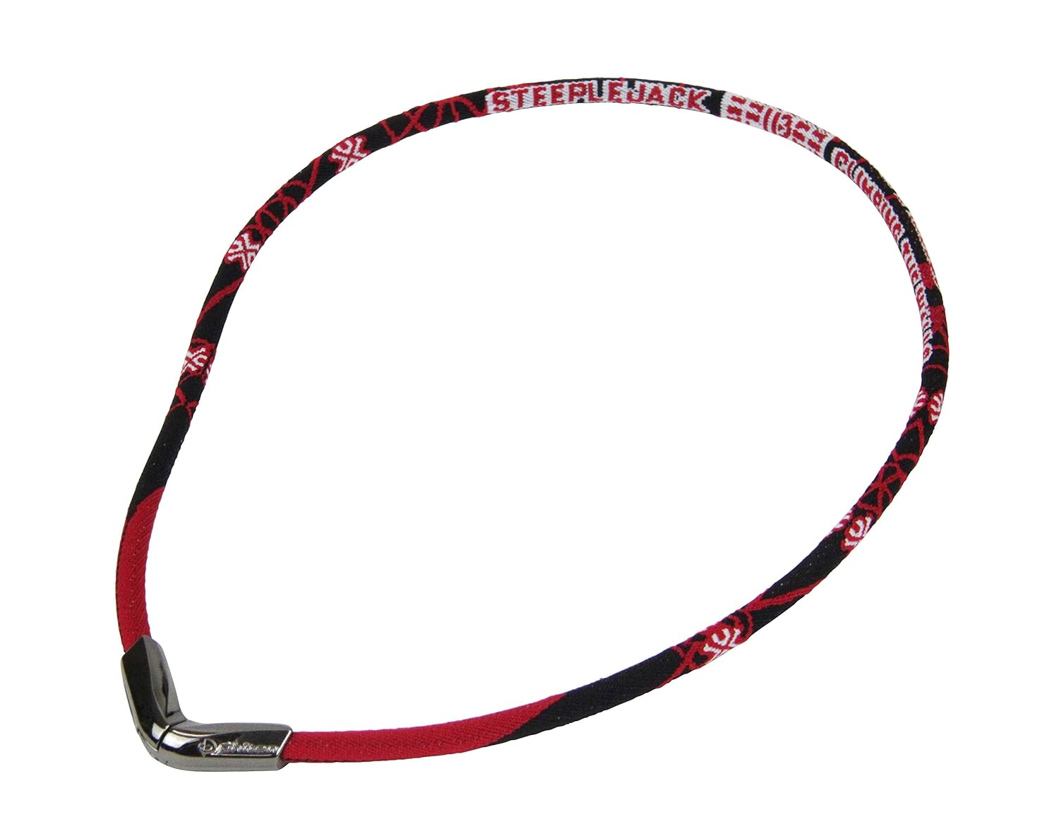 Amazon.co.jp SK11 RAKUWA ネックレスX50 Vタイプ SPIDER仕様 赤×黒 アクアチタンX50 日本製 50cm