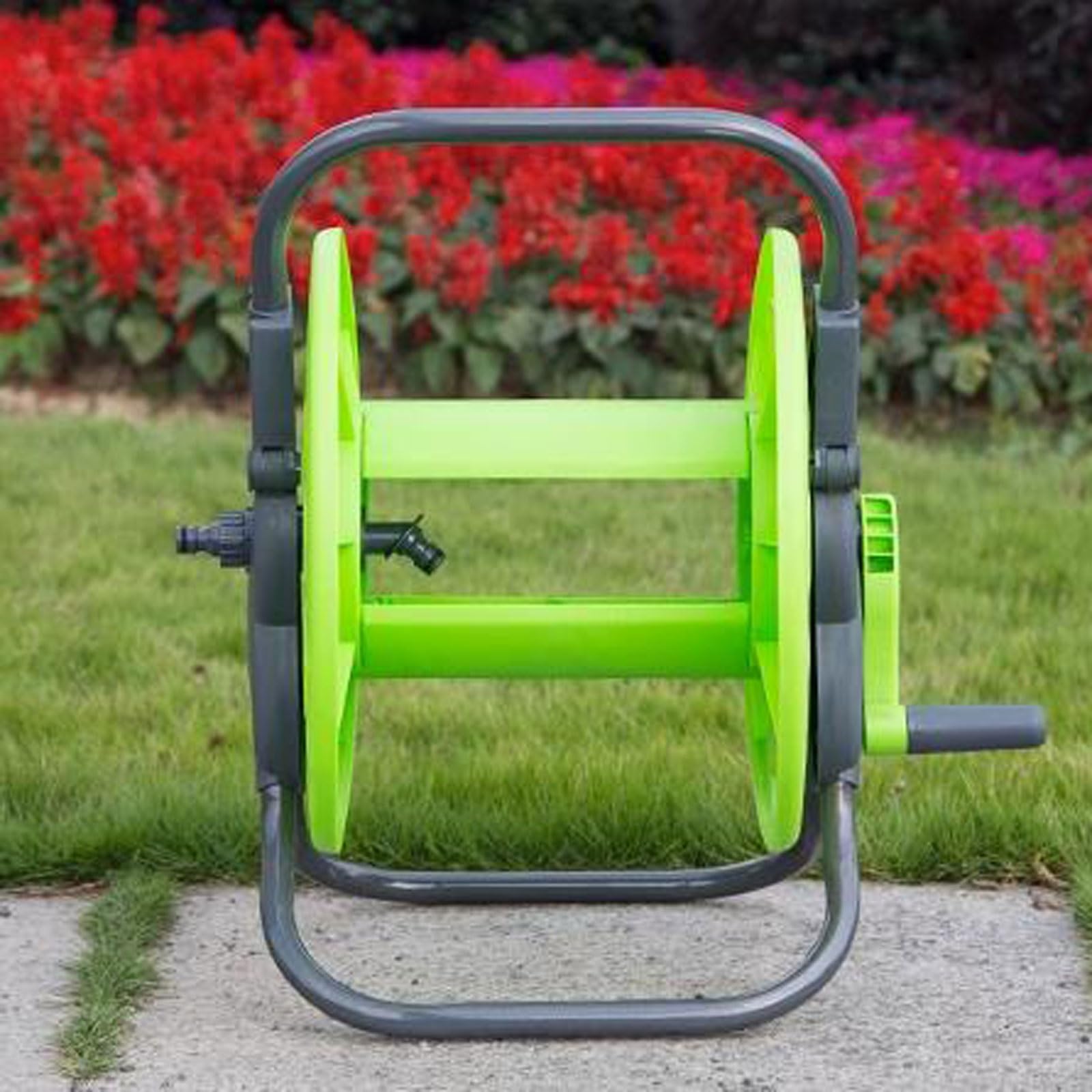 Avvolgitubo da Giardino Avvolgitubo da Giardino Vuoto, avvolgitubo Compatto Pieghevole, Supporto for Tubo da Giardino Portatile Supporto per Tubo d’Irrigazione
