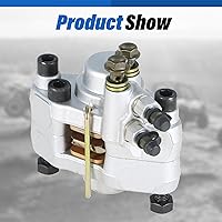 Vista 4 de WFLNHB Pinzas de freno delanteras y traseras con pastillas de repuesto para Polaris Scrambler 400 500 2x4 4x4 1998 1999 2000 2001 2002 2003 2004