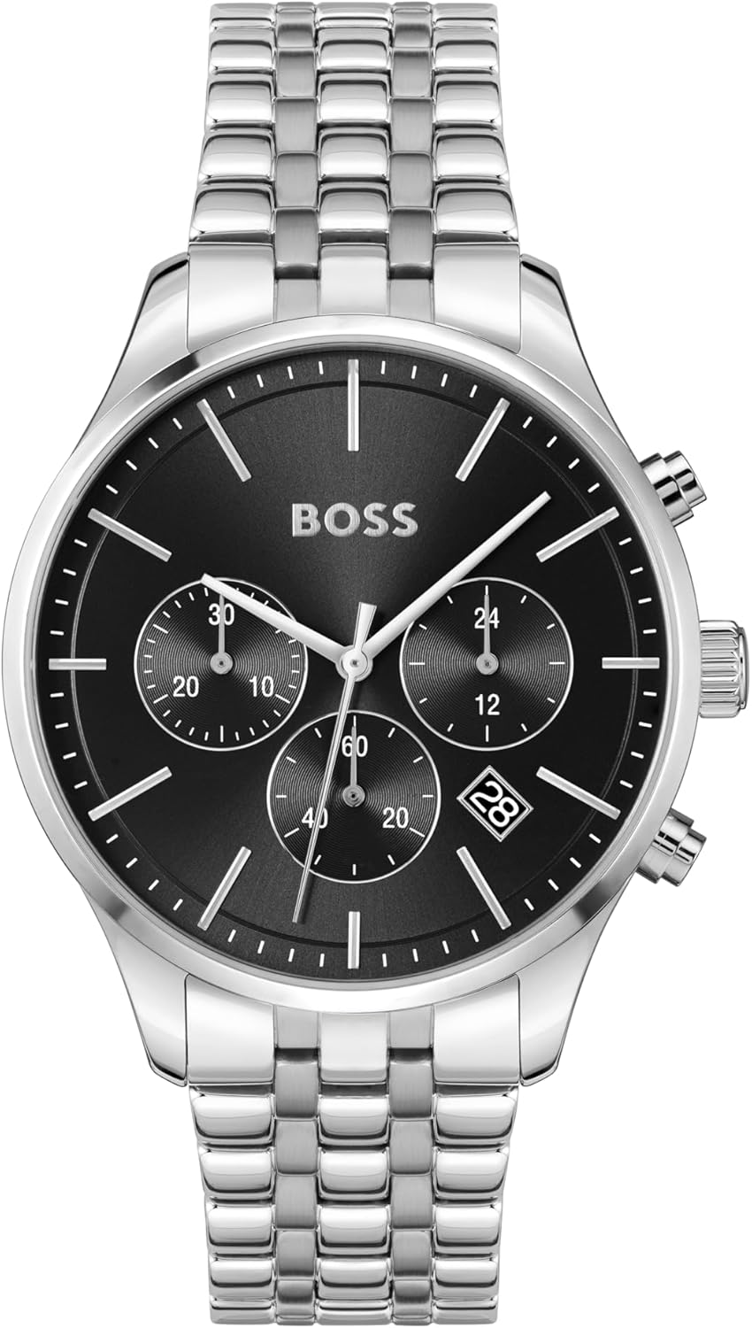 BOSS メンズ プレミアム ファッション クォーツ クロノグラフ ウォッチ, Avery Black Amazonで販売中 BOSS メンズ プレミアム ファッション クォーツ クロノグラフ ウォッチ, Avery Black Amazonで販売中