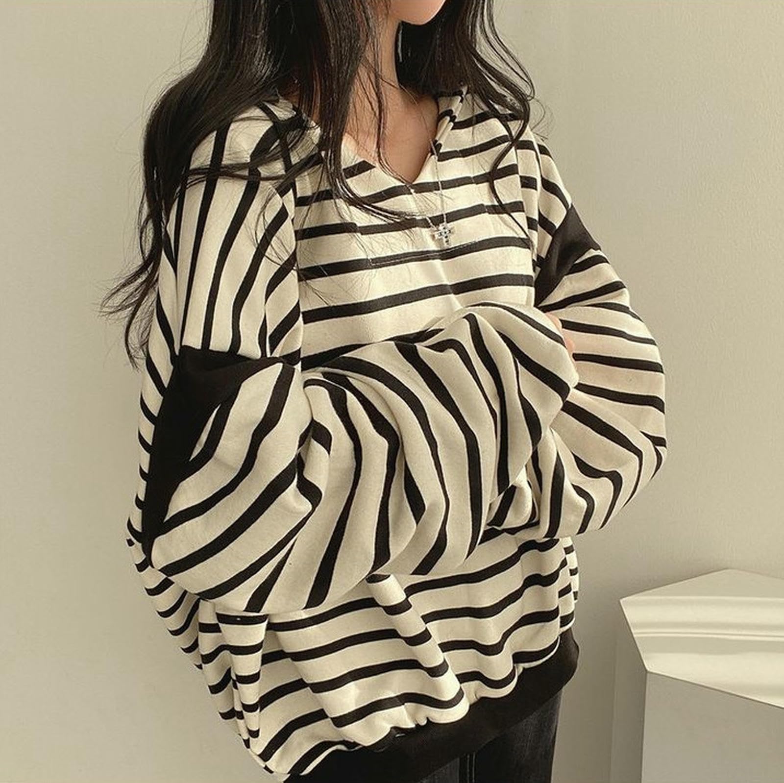 Bluza damska damska ponadwymiarowa szara B-XL