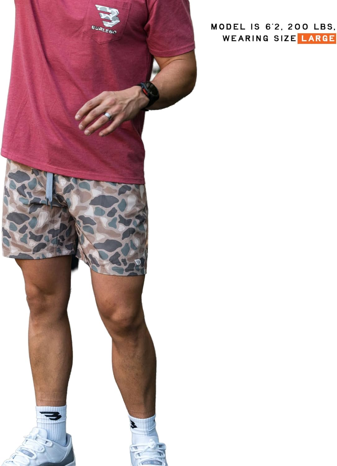 BURLEBO Athletic Short - Pintail Camo - Image 4