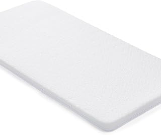 ANGELBLISS Bassinet Mattress Topper, Gel Memory Foam Mattress with Removable Cover Fit for ADOVEL Baby Bassinet Bedside Crib (47" x 23.6"), BabyBond, and ELEMARA Baby Bassinet Bedside Crib