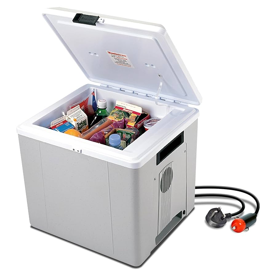 ヴィンテージ　Koolatron 冷蔵庫　12V　車載冷蔵庫 Amazon.com: Koolatron Electric Portable Cooler Plug in 12V