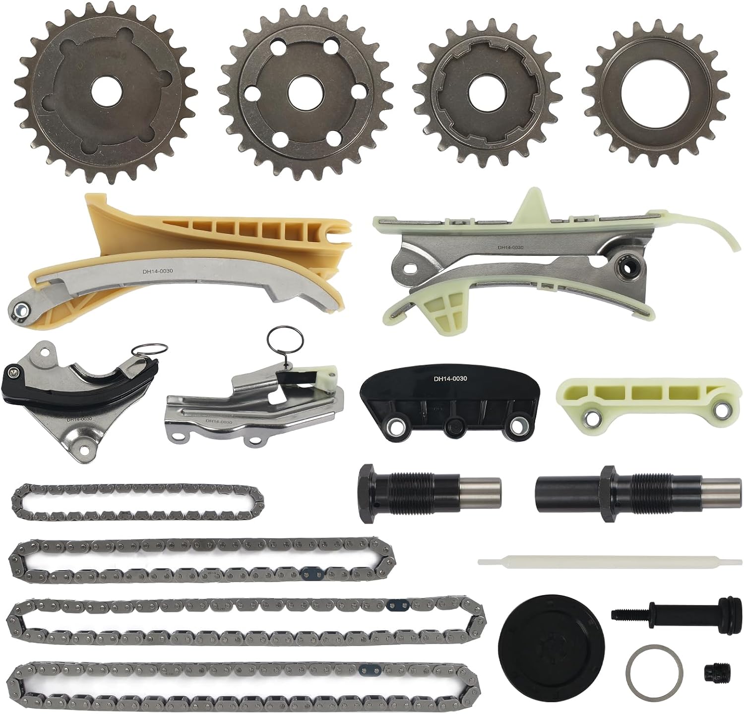 Autoround Engine Timing Chain Kit Fit for Ford Explorer 1997-2010/ Ranger 2001-2011/ Mustang 2005-2010, Mercury Mountaineer 03-10, Mazda B4000 01-09 4.0L V6 w/Chain Guide, Sprocket, Tensioner