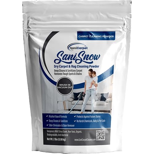 SaniClean Dry Carpet & Rug Cleaning Powder 2 lb