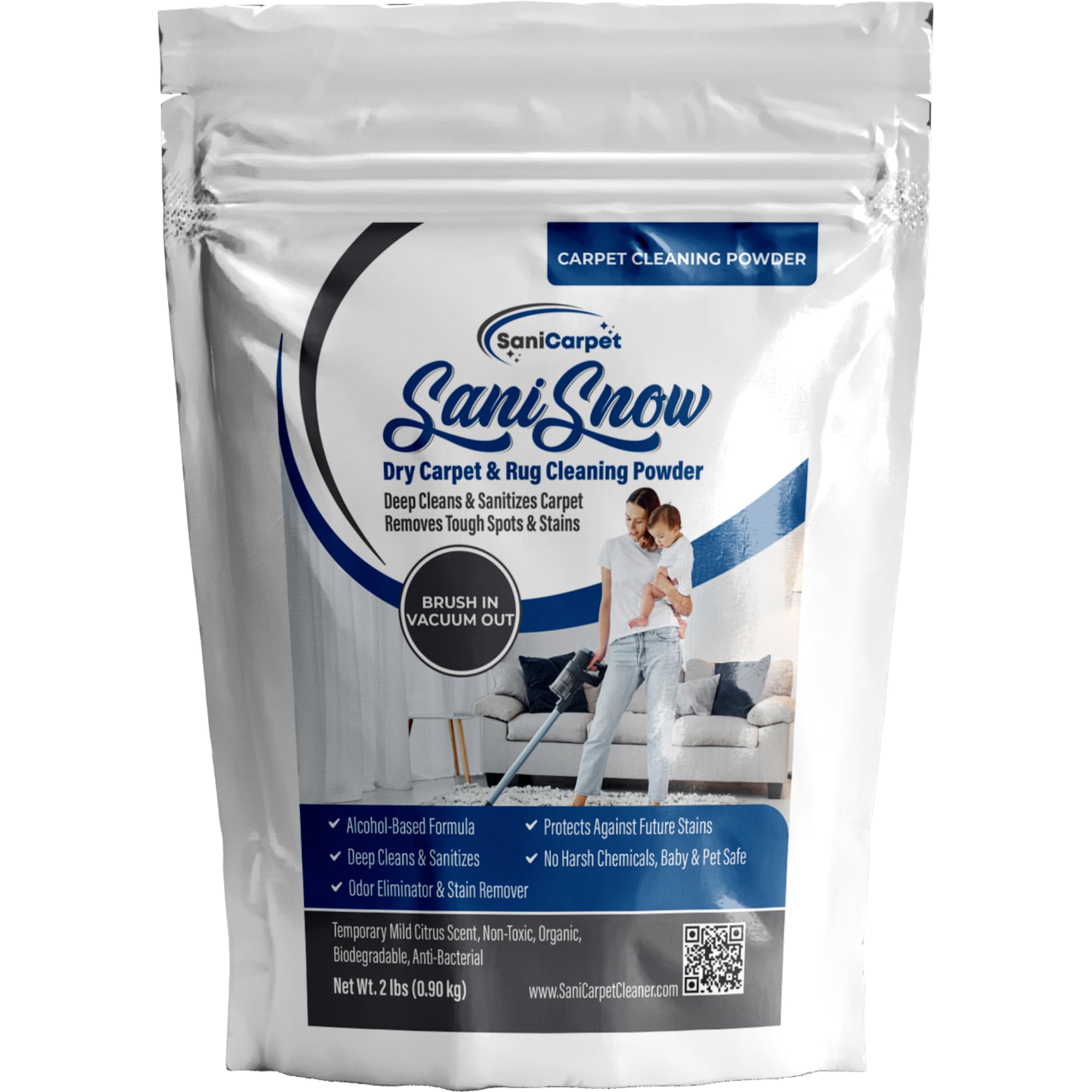 SaniClean Dry Carpet & Rug Cleaning Powder