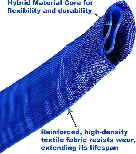 Miniatura 3 de YOTOO Manguera de jardín de 25 pies, ligera, duradera, flexible, no expandible, sin torceduras, con accesorios de latón macizo para exteriores,