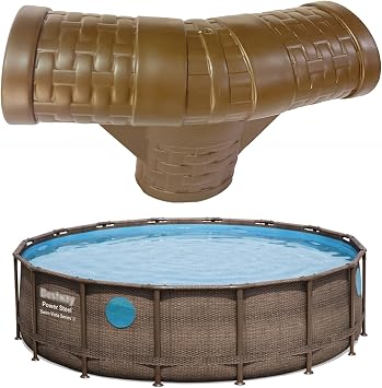 Replacement T Joint for Bestway Power Steel 18ft 16ft 48in Pool | Fits 16ft and 18ft x 48in round pools, Replaces OEM P07240 Heavy duty reinforced plastic Weather resistant Quick connect