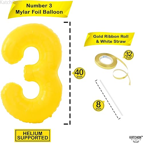 Miniatura 1411 de KatchOn, Globo dorado gigante del número 8 de 40 pulgadas, globo dorado del número 8 para decoraciones de cumpleaños de 8 años para niñas