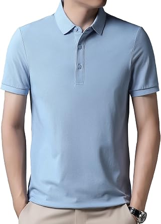 Basic Polo Shirts for Men Casual Short Sleeve Golf Polo Shirts