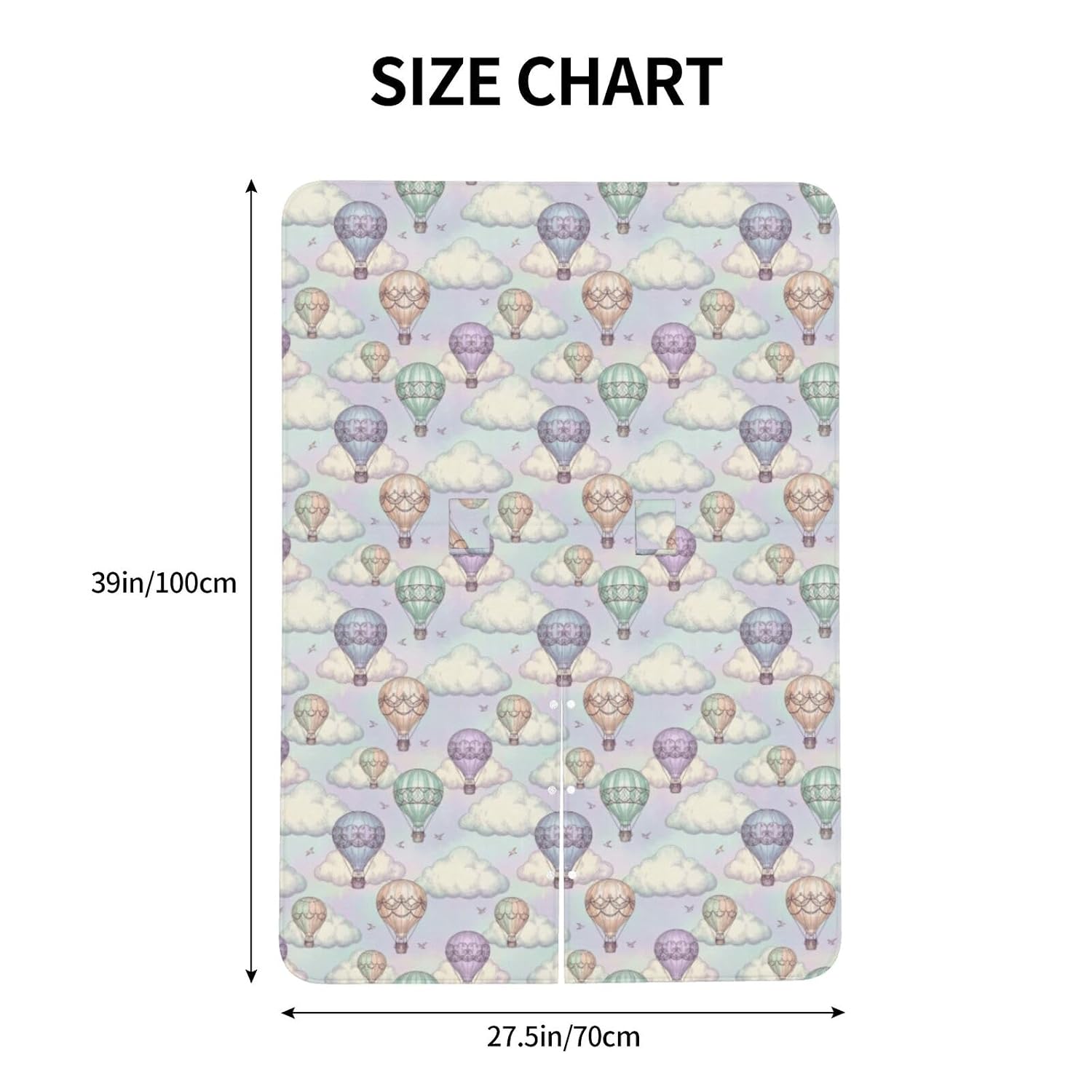 Dreamy Hot Air Balloon Cloud Bird Baby Car Seat Canopy and Nursing Cover for Breastfeeding Multi-Use Cover Lightweight Infant Stretchy Carrier Carseat Winter Cover for Newborn Girls Boys