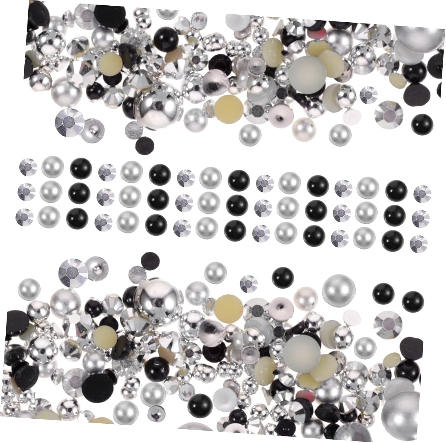 5sets Trendy Nail Charms Pearl DIY Nail Resin Decals for Women Girls * 5