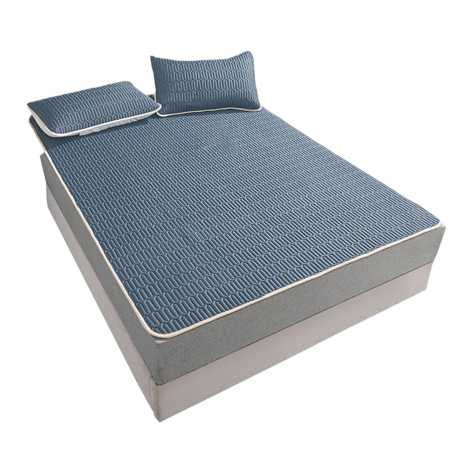 Materassino estivo fresco per letto, tappetino rinfrescante estivo, tappetino in seta ghiacciata per la casa, tappetino in seta ghiacciata, stile semplice, tappetino estivo per dormire, coperta