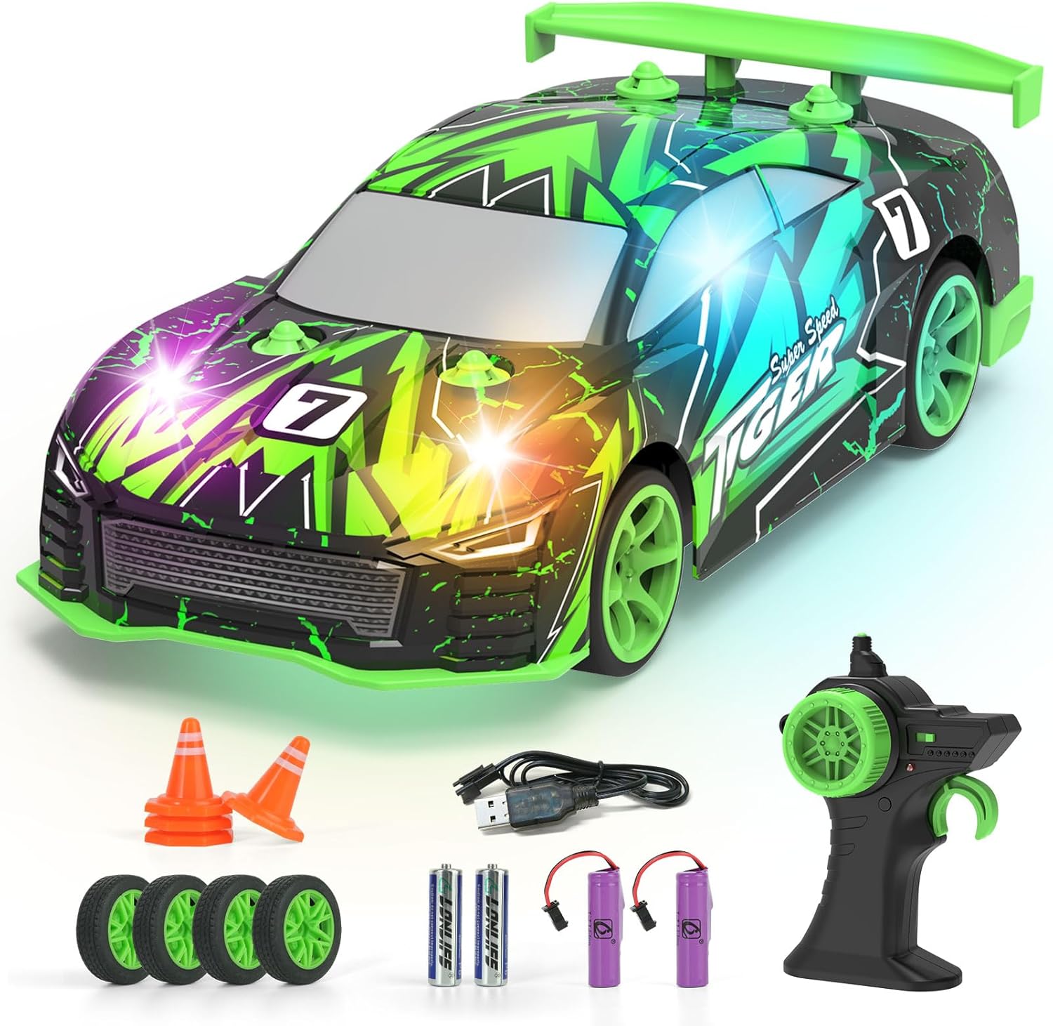 FLYNOVA RC Drift Cars,2.4GHz Remote Control Vehicle with