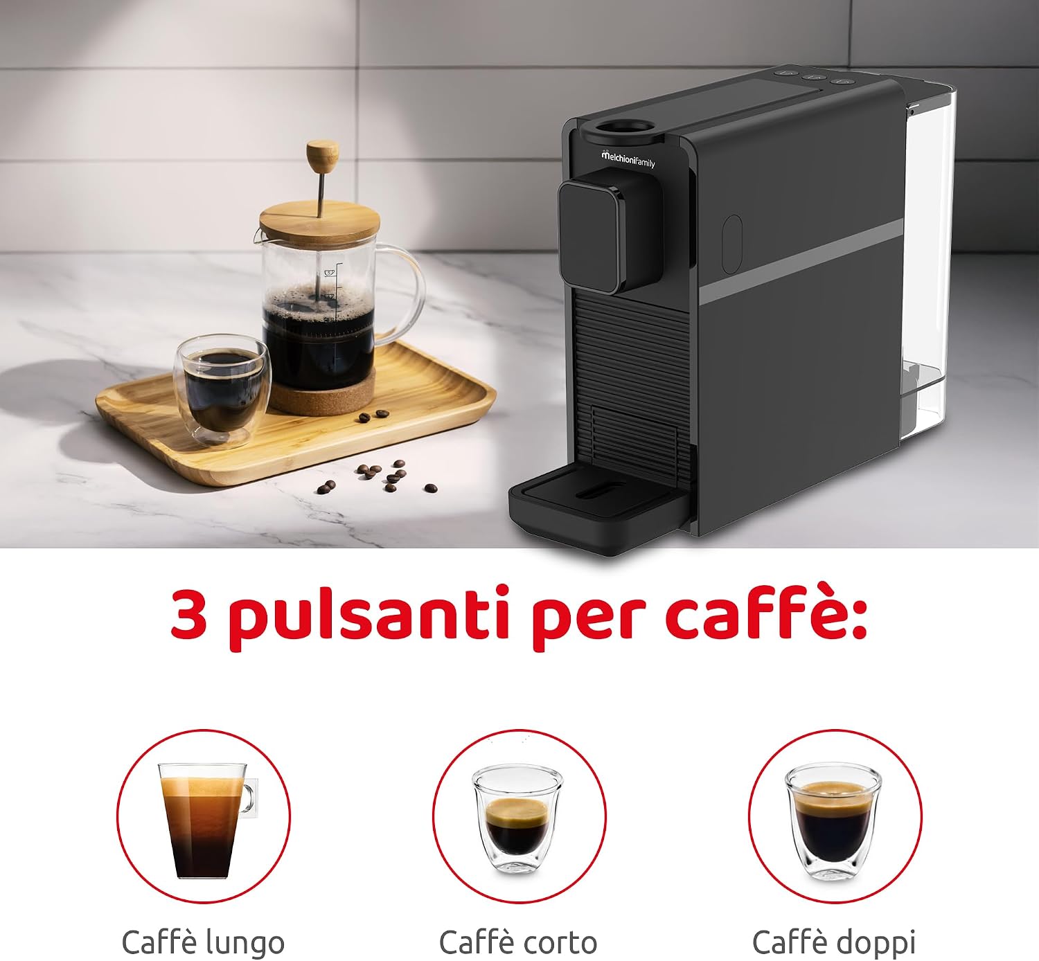 Melchioni Family Cremosa Nespresso Compatible Capsule Coffee Machine melchioni-family-cremosa-nespresso-compatible-capsule-coffee-machine