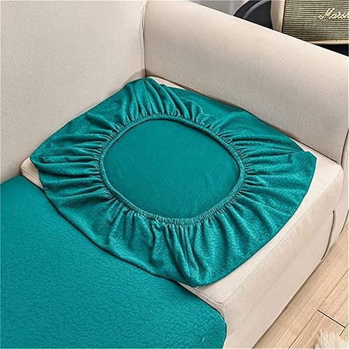 Miniatura 3 de ZYXFYY Fundas de cojín elásticas repelentes al agua para asiento de sofá, tela de alta elasticidad, funda de cojín impermeable para sofá (esmeralda,