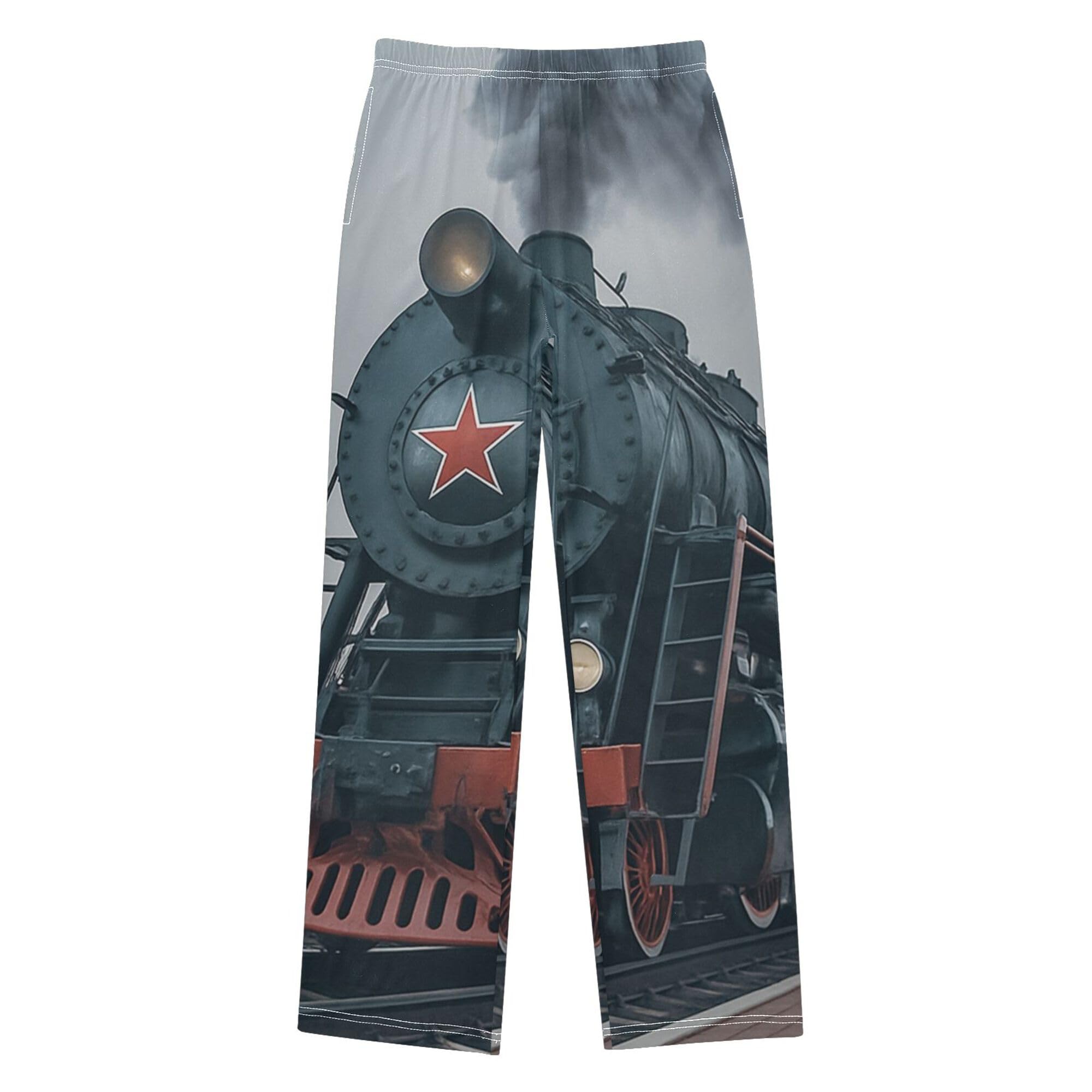 Pajama Pants Car Space Animals Pajama Bottoms Soft Pjs Elastic Waist Lounge Pants 6-14Y