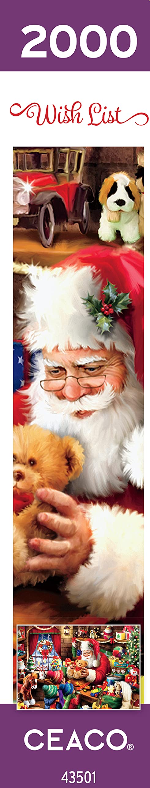 Ceaco - Thomas Kinkade - Classico Natale - Babbo Natale - Puzzle da 2000 pezzi